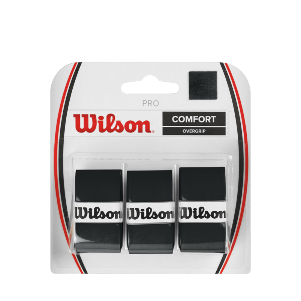 Wilson PRO OVERGRIP Black 3 Pack